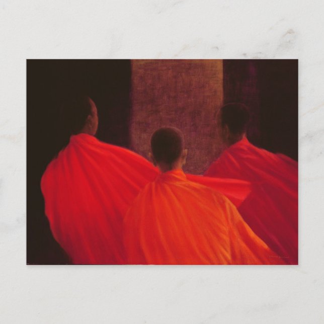 Four Monks Postcard (Front)