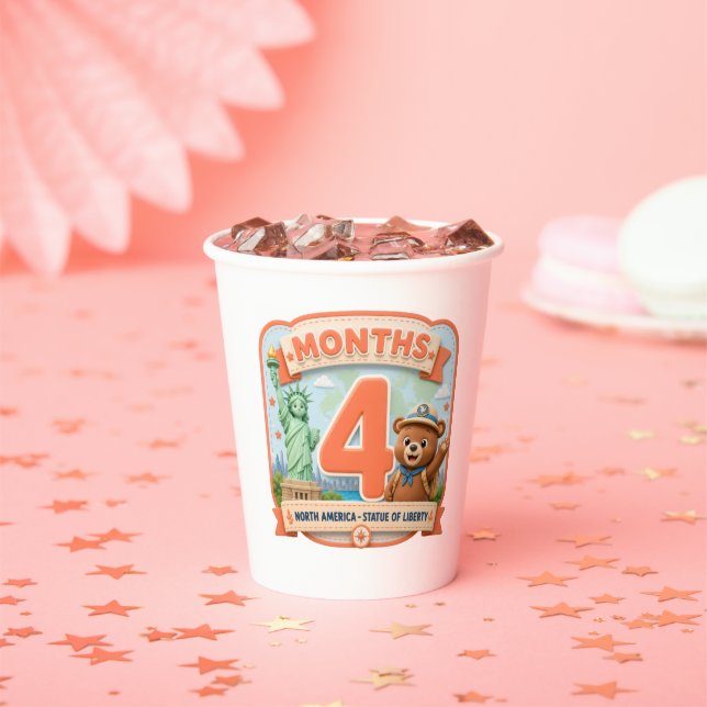 Four Months Around the World Paper Cups (Insitu)
