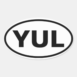 FOUR Montreal "YUL" Oval Sticker