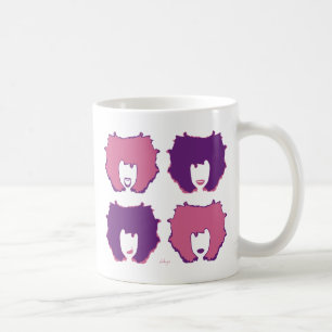 FOUR MOODS in PINK and PURPLE Coffee Mug