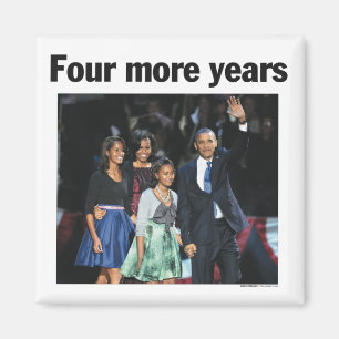 Four More Years Obama Magnet