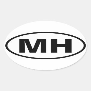 FOUR Mott Haven "MH" Oval Sticker