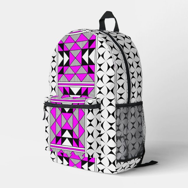 Four Mountains in Pink Backpack (Back Corner Right)