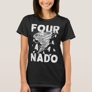 Four Nado Fournado 4th Birthday 4 Years Old  T-Shirt