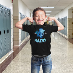 Four Nado Tornado 4 Birthday Boy T-Shirt