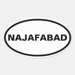 FOUR Najafabad Oval Sticker