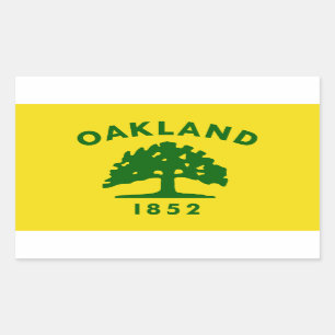 FOUR Oakland, California Flag Sticker