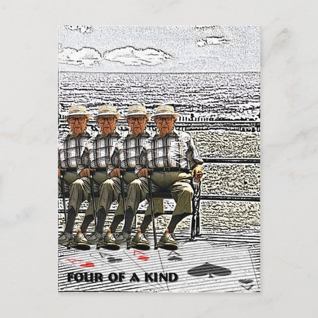 Four of a Kind Postcard (Front)