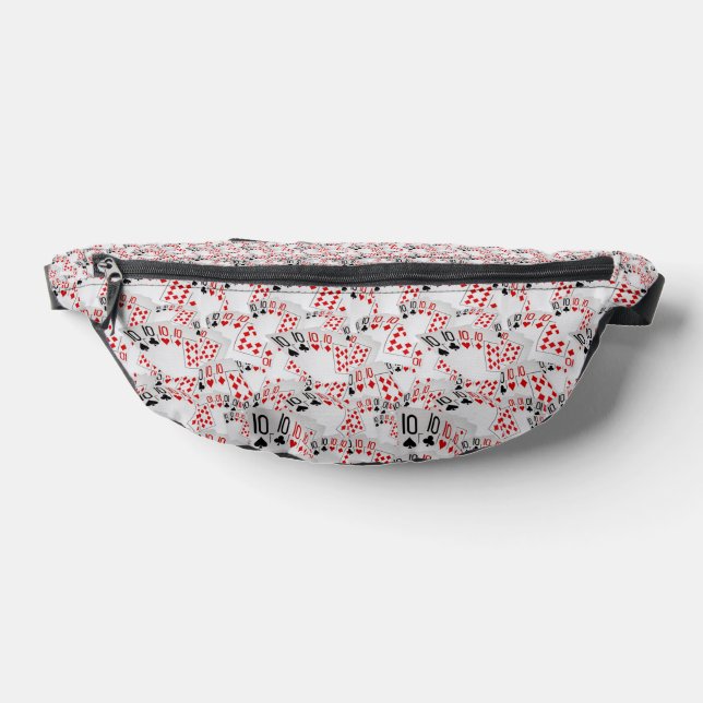 "Four of a Kind: Scattered Quad Tens" Fanny Pack (Lay Down)