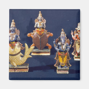 Four of the incarnations of Vishnu Magnet