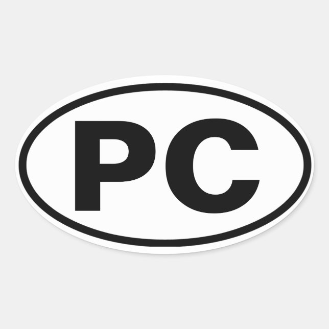 FOUR Panama City "PC" Oval Sticker (Front)