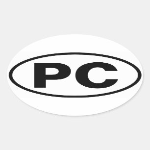 FOUR Panama City "PC" Oval Sticker
