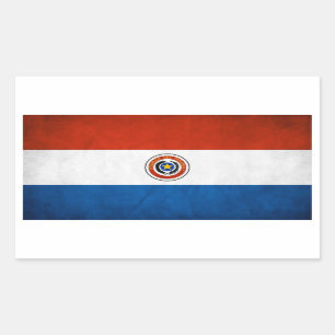 FOUR Paraguay National Flag Sticker