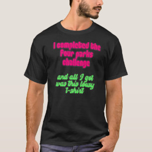 Four Parks Challenge Theme Park T-Shirt