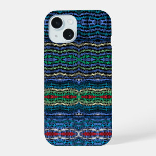 Four Part Harmony Translucent Alternating Shapes iPhone 15 Case