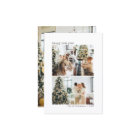 Four Photo Collage Typewriter Minimalist New Year