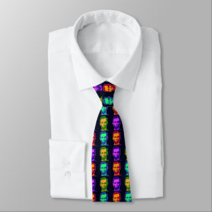 Four Pop Art Abraham Lincolns Tie