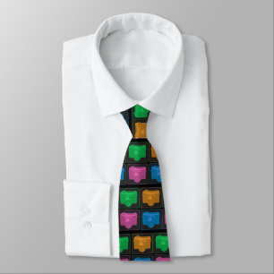 Four Pop Art Cameras Tie