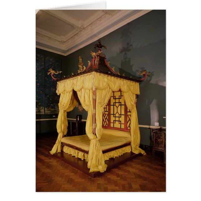 Four Poster Bed, in the Chinese style, 1750s (Front)