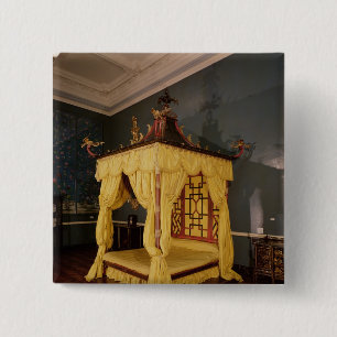 Four Poster Bed, in the Chinese style, 1750s 2 Inch Square Button