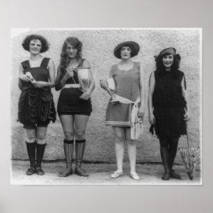 Four prize winners in annual beauty show poster
