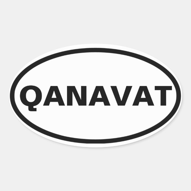 FOUR Qanavat Oval Sticker (Front)