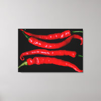Four Red Chilies 36x24 (90x60cm) waccna