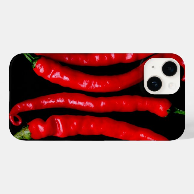 Four Red Chilies iphcna Case-Mate iPhone Case (Back (Horizontal))