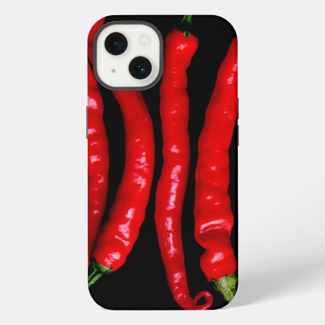 Four Red Chilies iphcna iPhone Case (Back)