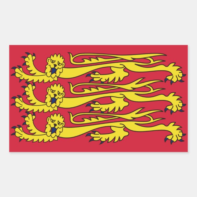 FOUR Royal Banner of England Sticker (Front)