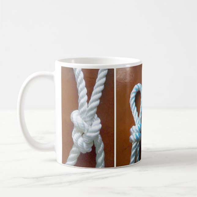 Four Sailing Knots Coffee Mug (Left)