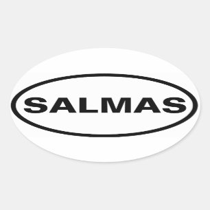 FOUR Salmas Oval Sticker