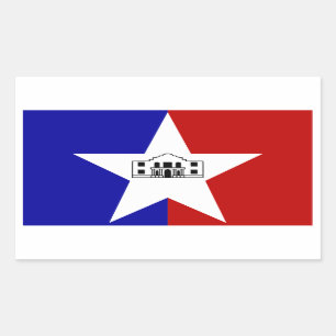 FOUR San Antonio Flag Sticker