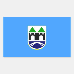 FOUR Sarajevo Flag Sticker