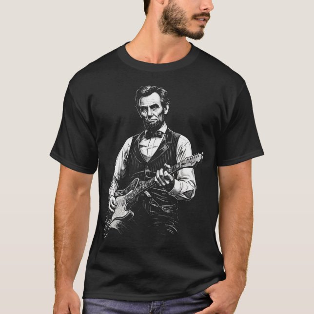 Four Score and Seven Riffs Ago  T-Shirt (Front)