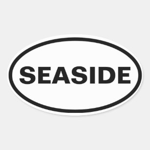 FOUR Seaside Oval Sticker