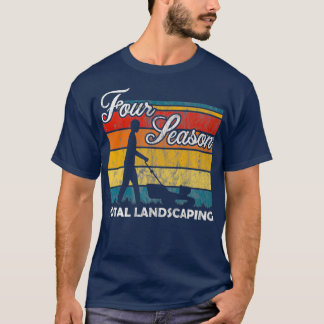 Four Season Total Landscaping Retro Vintage T-Shirt