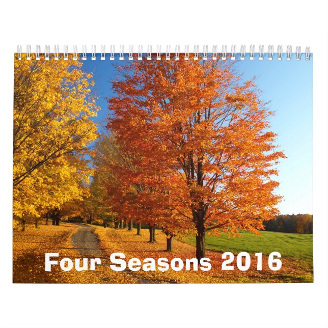 Four Seasons 2016 Calendar (Cover)