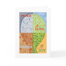 Four Seasons Greeting Card
