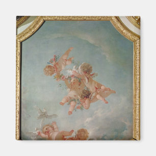 Four Seasons in the Salle du Conseil  - Spring Magnet