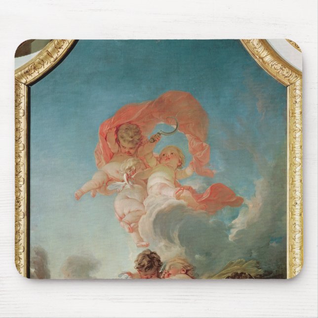 Four Seasons in the Salle du Conseil  - Summer Mouse Pad (Front)