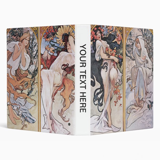 Four Seasons, Mucha Binder (Background)