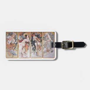 Four Seasons, Mucha Luggage Tag