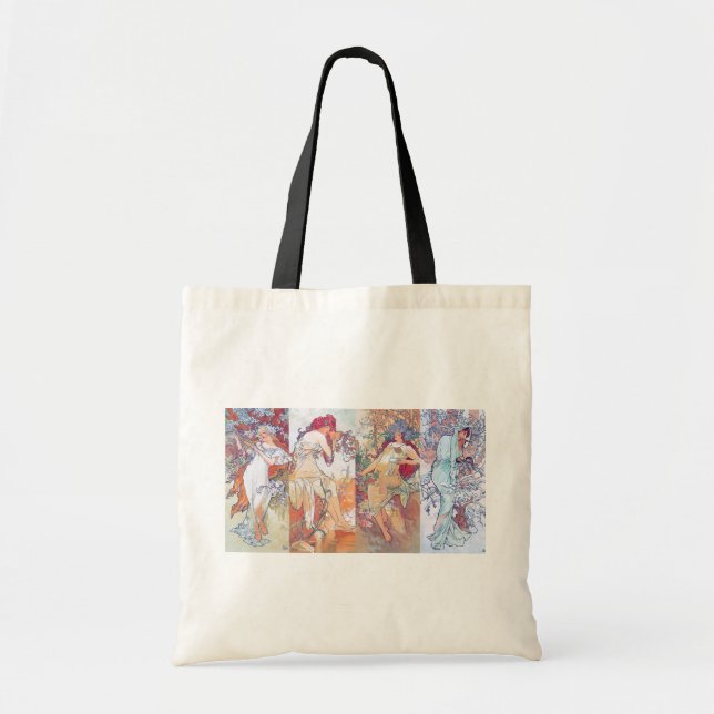 Four Seasons, Mucha Tote Bag (Front)
