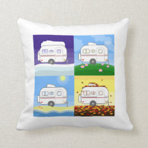 Four Seasons of Scamp Pillow