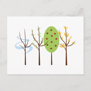 Four Seasons Postcard