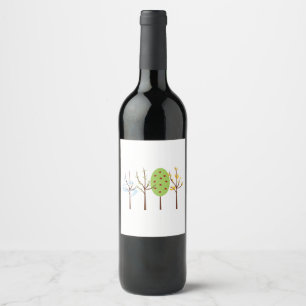 Four Seasons Wine Label