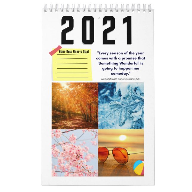 Four Seasons - Winter, Spring, Summer & Autumn Calendar (Cover)