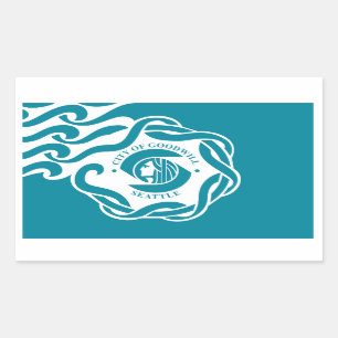 FOUR Seattle Flag Sticker
