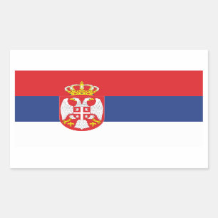 FOUR Serbia National Flag Sticker